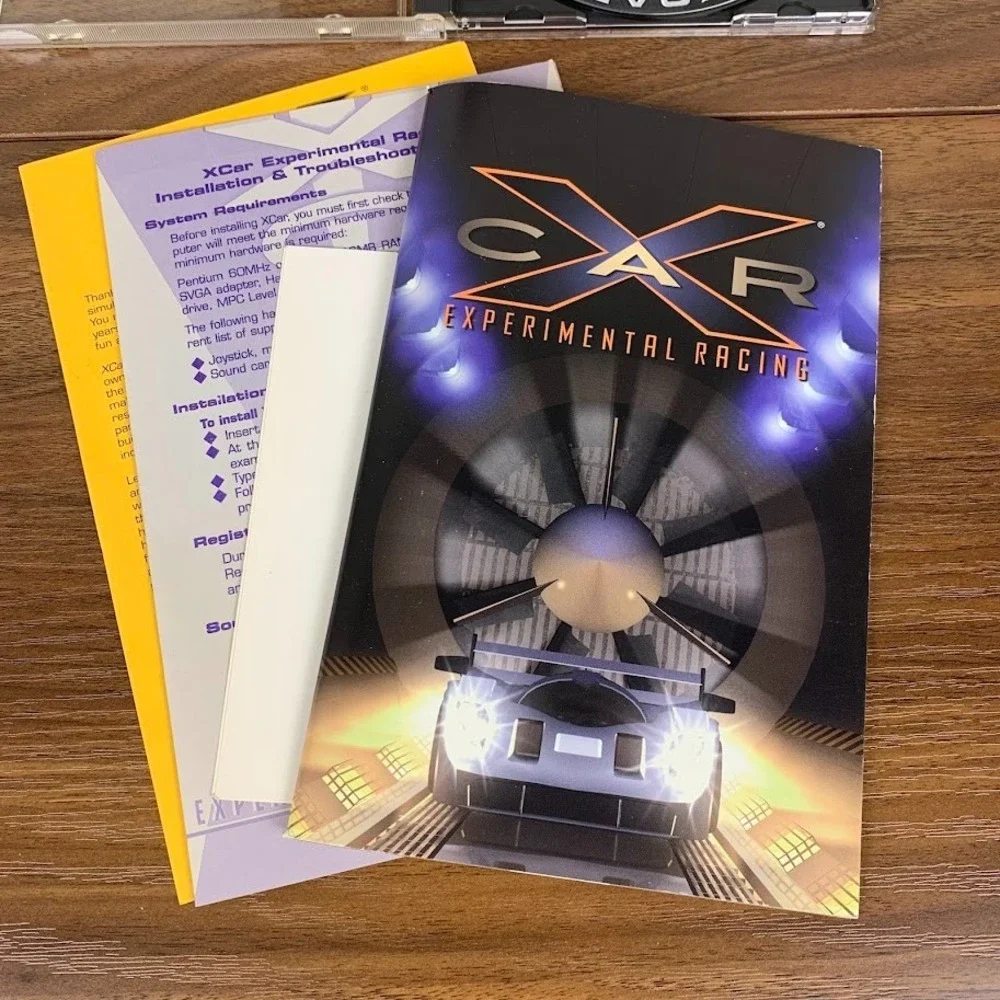 X-Car Experimental Racing (1997) PC Big Box Racing
